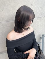 アンド ラ ブランシュ(&.La Blanche)&nbsp;前髪カタログ/ピンクベージュ/インナーグレージュ/マチルダボブ