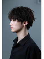 リップスヘアー 千葉(LIPPS hair)&nbsp;無造作波巻きスパイラルパーマセンターパートウルフマッシュ