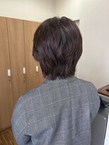 ココカラヘアー ニコ(cococara hair nico)&nbsp;アッシュブラウン/ハンサムショート/パーマスタイル