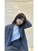 切りっぱなしボブ美髪ピンクブラウンエアリーロング