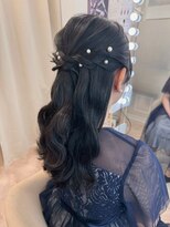 エメティ(Aimerty)&nbsp;ハーフアップ