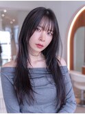 レイヤーカット/顔周りカット/韓国風