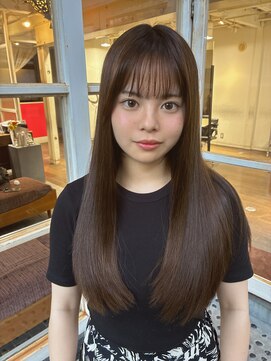 ロライマ 代官山(roraima) ロングレイヤーさん酸性ストレート艶髪グレーベージュ