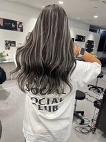 キング 高槻(K!ng)&nbsp;縮毛矯正髪質改善ハイライトレイヤーカット枚方美容室エクステ