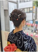 浴衣ヘアアレンジ