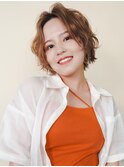 〈a6〉ショート韓国ボブハイライト髪質改善ブリーチ前髪20代30代