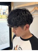 メンズ特殊パーマ