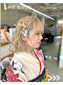 ヘアセット/酸性矯正/美髪矯正/福岡/天神/セット/