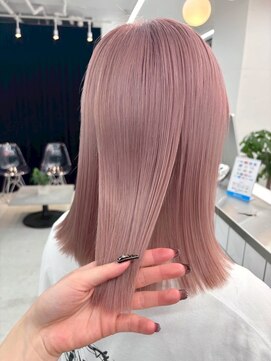 ジルスタジオ(JILL STUDIO) JILL STUDIO ハイトーンペールピンクカラー/ケアブリーチ/栄