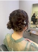 【ツインスタイル】六本木/六本木駅/結婚式/ヘアセット