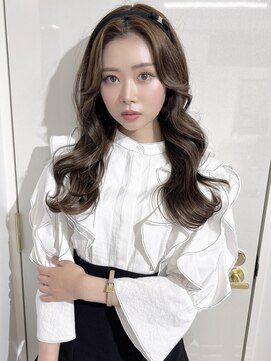 ランテルディ 渋谷(LANTERDIT) 【LANTERDIT】レイヤーカット/オリーブカラー/2way前髪/Risa