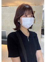 オズ 郡山駅前店(OZ)&nbsp;小顔レイヤーカット×アッシュブラウン髪質改善透明感ベージュ◎