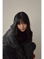 シーン(SCENE)&nbsp;[天神今泉/黒髪カタログ/クラゲヘアー/オリーブグレー]