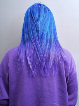 ブルーパープルのグラデーションカラー☆推しカラー推し活オタ活