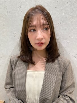 ロンドプランタン 恵比寿(Lond Printemps) オリーブグレー/グランマッシュ/ココアベージュ/レイヤーカット