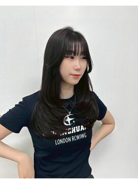 ザシェノンウメダ(THA CHAINON UMEDA) 心斎橋/着物ヘア/大人ガーリー/ダークアッシュ/似合わせカット