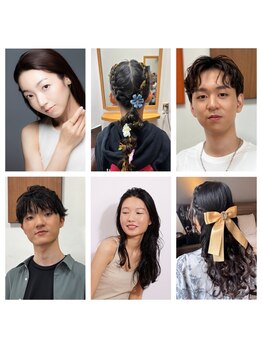 美容室ブロッサムの写真/朝6時から受付可能でお出かけ前の変身もスピーディに！デート・推し活スタイルメイク込みでお任せ下さい♪