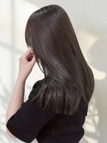 ミロアヴィタ 平尾(miroa vita)&nbsp;ダークブラウン 艶髪 顔周りカット 髪質改善ストレート