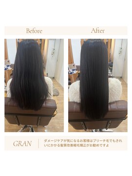 グランバイ アトリエドングリ(Grand × AtlierDonguri) お客様髪質改善データ2015（髪質改善縮毛矯正）