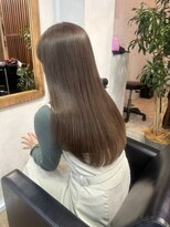 ハーツ 青山表参道店(Heart's) 白髪ぼかし脱白髪染め似合わせレイヤーカット40代50代60代