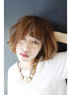 ブーケ(BOUQUET) 似合わせカット ベージュカラー ラブ グラマラス カール