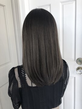 ロンドアベニール 北千住(Lond avenir) ミルクティーベージュ☆まとまり重視セミディ☆担当 本田奈穂美