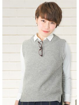 アドラーブル 女池店(adorable) 30代40代 ☆小顔☆艶&透明感エッジショート