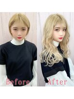 エクステ専門店あるじゃんすー 柏店 ハニーブロンド#シールエクステ#エクステ#大人かわいい#柏