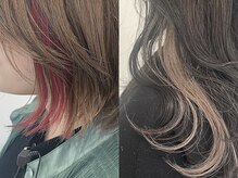 【NEW】メニュー『シールエクステ』　　ダメージ０！時間をかけずにデザインカラーが楽しめる♪