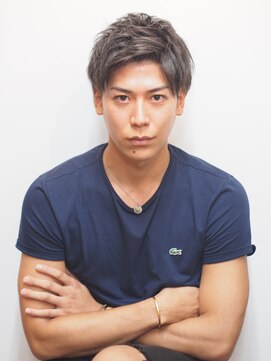 メンズサロン ハリウッド(HOLLYWOOD) 【アップバング】ツーブロック×ネープレス王道ショート