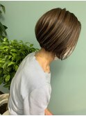 乾かすだけでキマる前下がりショート
