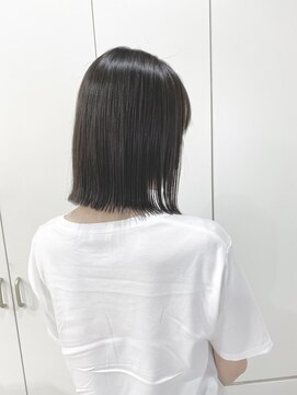 ジーニー 横浜(giinii) giinii横浜_前下がりボブ_ダークグレージュ（ryota＿hair）