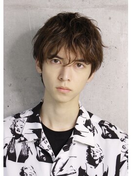 ゼンコー アオヤマ(ZENKO Aoyama) グレージュ×マッシュ×スパイラルパーマ[表参道/青山]