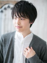 ダンディ館アダム 戸頭店&nbsp;ビジネスも◎黒髪ウェット束感ショートC