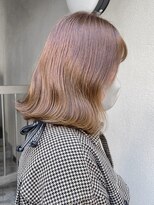 ヘアーメイクオズ(hair make O/S)&nbsp;ヘアメイクオズ＆金あゆみ　オレンジベージュ