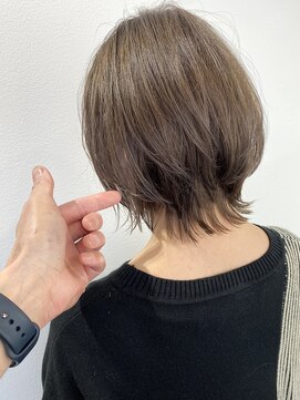 アットラップレーヴ(attrape-reve) 【attrape-reve】外ハネ×まろやかベージュ/ブリーチ