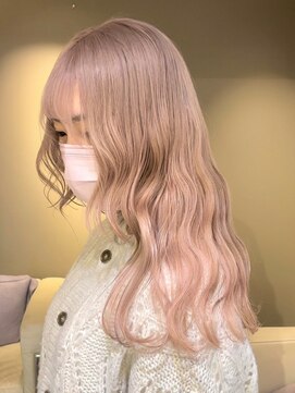 ベレーザ 渋谷(BELEZA) ba600_透明感ニュアンスカラーことりベージュハイトーンカラー