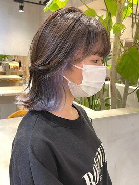 サンク 原宿 表参道(cinq) インナーカラーハイライトブリーチイルミナカラーダブルカラー