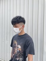 ステイジー(STAYG)&nbsp;Vマッシュ　フェード　ダウンバング　スペインカール