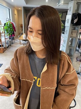 ナンバー(number+) 20代30代大人可愛いナチュラル外ハネボブ