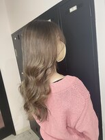 リーオオサカ(Lee Osaka) 【カット+ブリーチ】柔らか◎ミルクベージュ/新出奈津樹