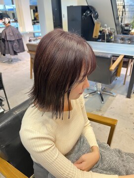 トレス(TRESS) 外ハネボブ　レイヤーボブ　ミニボブ　ピンクボブ