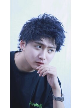 オーシャントーキョー 大阪(OCEAN TOKYO) ビジネス就活アップバングスパイキーショート波巻きパーマ