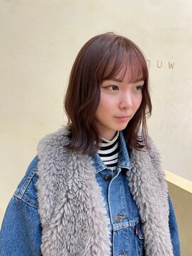 スニュウ(snuw) ほんのりレッドブラウン