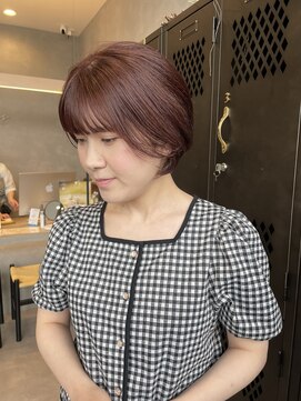 アチーブリス(achieve Liss) 大人ナチュナル  ピンクブラウン♪ショートボブ