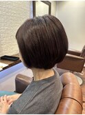 ミセスの大人ショートボブぅ♪