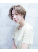 ベビーバング　スリークボブ　ショコラベージュ　前髪