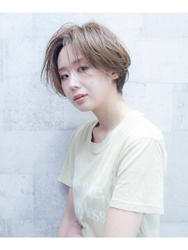 ジェニーバイメノン(JENNIE by Menon) ベビーバング　スリークボブ　ショコラベージュ　前髪