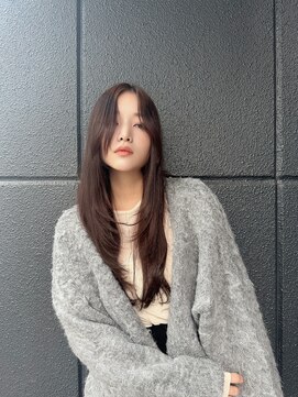 レーヴバイキートス(REVE by kiitos) 【REVE by kiitos】顔まわりレイヤー/高濃度水素カラー/こなれ