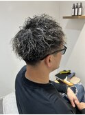 ツイスパ×ホワイトメッシュ